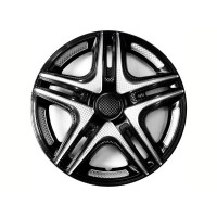 Колпак колеса Star Дакар R16 черный карбон, плоские 4 шт