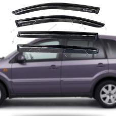 Дефлектори вікон вітровики для Ford Fusion 2002-2012 Хечбек Скотч 3M Voron Glass