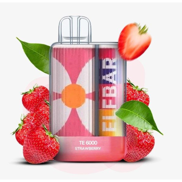 Elf Bar TE6000 POD 5% Оригінал Strawberry Полуниця (Підряджається) 