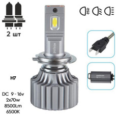 LED лампы для авто Pulso N1 H7 LED-chips OEM PHILIPS Flip chip 9-16V 2*70W 8500Lm 6500K