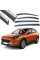 Дефлектори вікон вітровики Benke для Ford Kuga / Escape 2020- Хром Молдинг Нержавіюча сталь 3D (BFDRJ2023-W/S)