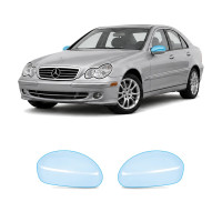 Антигравийная защитная бронепленка по лекалам для Mercedes-Benz C-Class W203 facelift 2004-2007 - зеркала