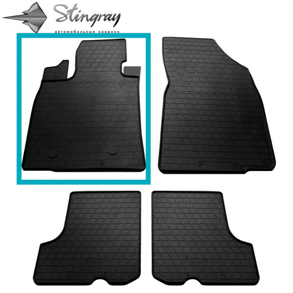 Водительский коврик в салон для Renault Sandero Stepway I 2008-2012