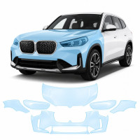 Антигравійна захисна бронеплівка за лекалами для BMW iX1 U11 2022- передня частина авто (капот бампер фари крила)