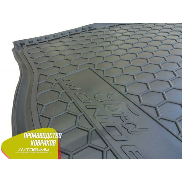 Автомобильный коврик в багажник Ford Mondeo 5 2015- Hatchback / Резиновый (Avto-Gumm)
