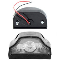 LED Подсветка Номера универсальная Thoc Auto 12/24V 4 LED 2 шт Черная (УР-37)