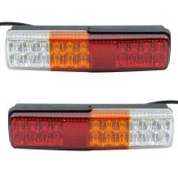 Задній ліхтар LED універсальний прямокутний 22х5 см/24V Туреччина 2 шт CERAY 7254773