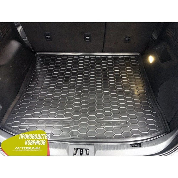 Автомобільний килимок в багажник Ford Edge 2 2014- / Гумовий (Avto-Gumm)