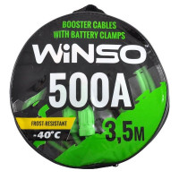 Пусковые провода прикуривания Winso 500А / -40°С / 3,5 м / в сумке (138510)