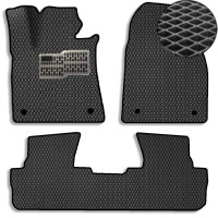3D EVA Коврики в салон для Lexus RX 350 2009-2015 с подпятником Черные 5 шт