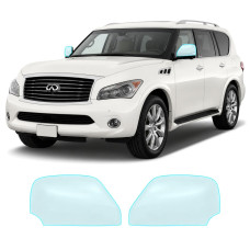 Антигравийная защитная бронепленка по лекалам для Infiniti QX80 Z62 2010-2017 - зеркала