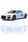 Антигравійна захисна бронеплівка за лекалами для Audi R8 4S 2015-2024 - зони дверей і стійки вікон