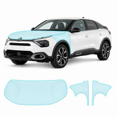 Антигравійна захисна бронеплівка за лекалами для Citroen C4 / e-C4 III 2020- капот і передні крила