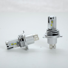 LED лампи автомобільні H4 радіатор+кулер 4000Lm FORT F4MINI/CSP/25W/6000K/IP65/9-16V 2шт