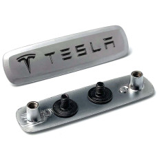 Эмблема шильдик TESLA для автомобильных ковриков Алюминий 1 шт