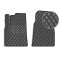 Коврики в салон передние для Chevrolet Captiva 2006-2010 Экокожа с подпятником 2 шт (Rombus)