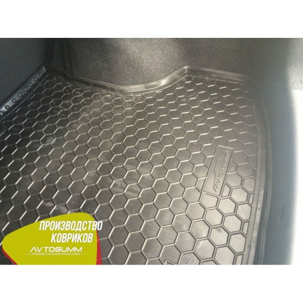 Автомобільний килимок в багажник Nissan Sentra 2015- / Гумовий (Avto-Gumm)