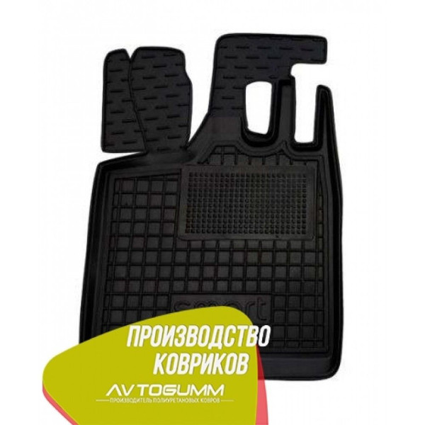 Водійський коврик в салон Smart Fortwo 450 1998-2006 (Avto-Gumm)