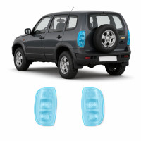Антигравийная защитная бронепленка по лекалам для Chevrolet Niva I facelift 2009-2020 - задние фонари стопы