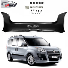 Дефлектор капота мухобойка для Fiat Doblo 2010-2015 Евро Крепление (Vip Tuning) FR12
