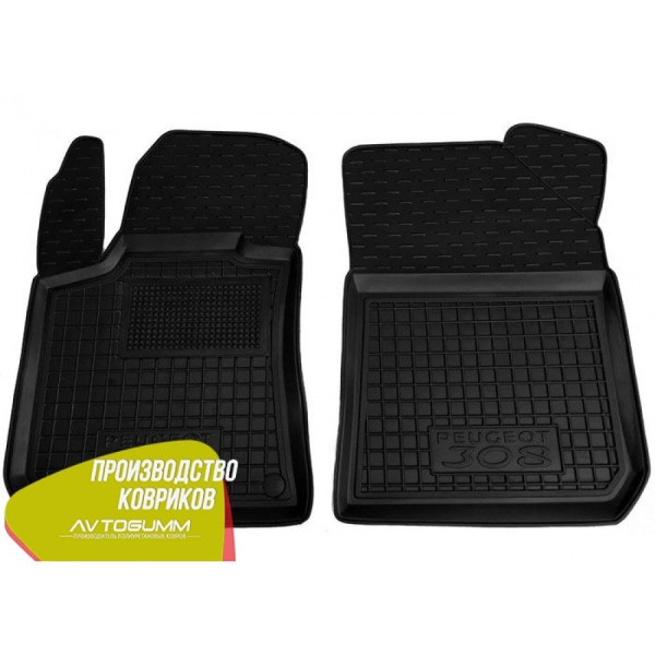 Передні килимки в автомобіль Peugeot 308 2014- (Avto-Gumm)