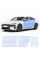 Антигравийная защитная бронепленка по лекалам для Audi A6 e-tron C9 2024- зоны дверей и стойки окон