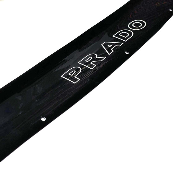 Дефлектор капота мухобойка Toyota Prado 120 2002-2010 Евро Крепеж Voron Glass