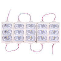 Світлодіодний модуль 12V 3 LED Біле світло 1 шт (AG-COB 7338-2835 W)