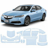 Антигравійна захисна бронеплівка за лекалами для Acura TLX I 2015-2017 - повний кузов