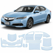 Антигравийная защитная бронепленка по лекалам для Acura TLX I 2015-2017 - полный кузов
