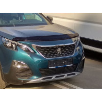 Дефлектор капоту мухобійка для PEUGEOT 3008 2016- / PEUGEOT 5008 2017-