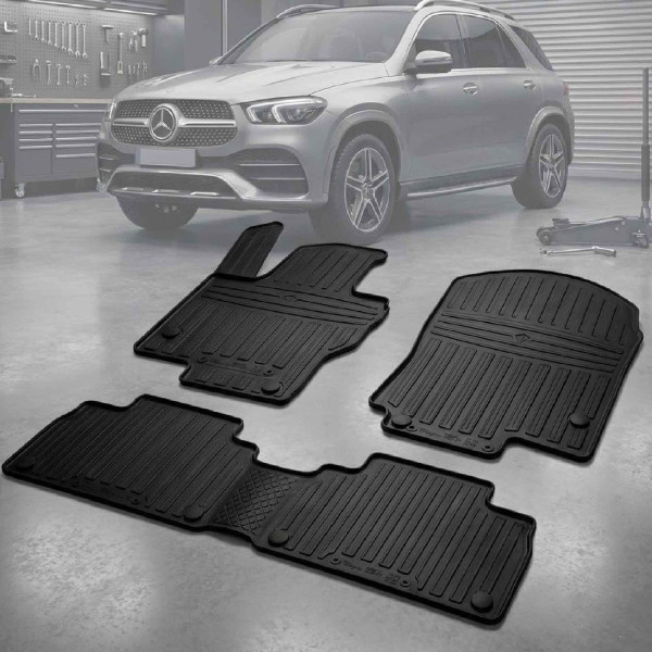 Автомобильные коврики в салон для Mercedes-Benz W167 GLE 2018- 4 шт
