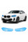 Антигравийная защитная бронепленка по лекалам для BMW X4 G02 facelift 2021- оптика (фары и ПТФ)