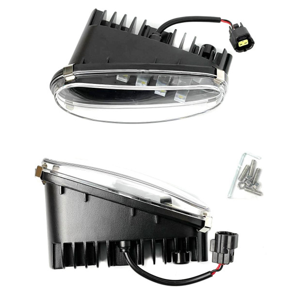 Протитуманні фари LED Daewoo Lanos 40W Лінзовані Алюмінієвий корпус IP67 (GFW01W)