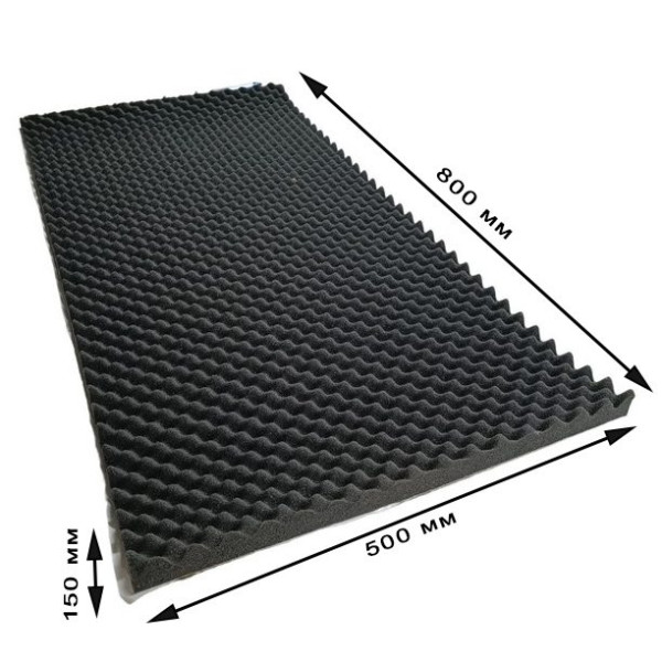 Авто Шумоізоляція ACOUSTICS Sound Wave самоклейка 15 мм 800 х 500 мм 1 шт