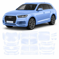 Антигравийная защитная бронепленка по лекалам для Audi Q7 4M 2015-2019 - полный кузов