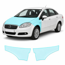 Антигравійна захисна бронеплівка за лекалами для Fiat Linea 323 2007-2018 - капот і передні крила