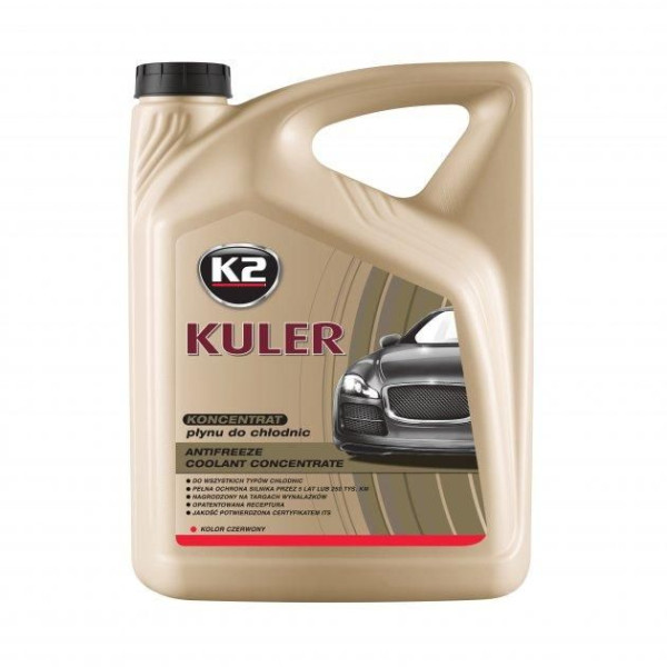 Антифриз концентрат K2 Kuler Long Life -80 Красный G12 / G12+ 5 л (T215C) (K20266)