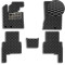 Коврики в салон EVA для Kia Sorento 2009-2012 с подпятником Черные 5 шт