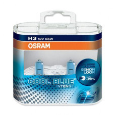 Автолампа галогенна Osram Cool Blue +20% 12V H3 55W 4200K 1 шт (64151 CBI-BOX)