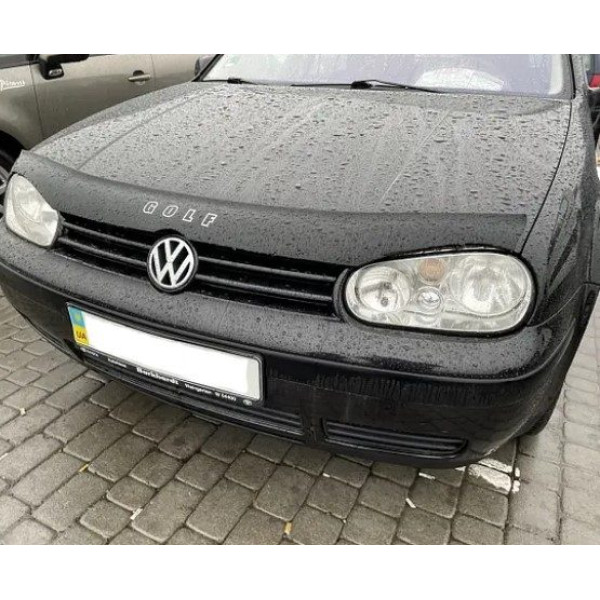 Дефлектор капоту мухобійка для Volkswagen Golf IV 1997-2003 (Vip Tuning) VW12
