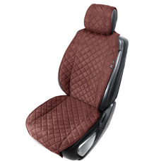 Накидка для сидіння Алькантара Verona Premium L коричнева 1 шт (Оригінал)
