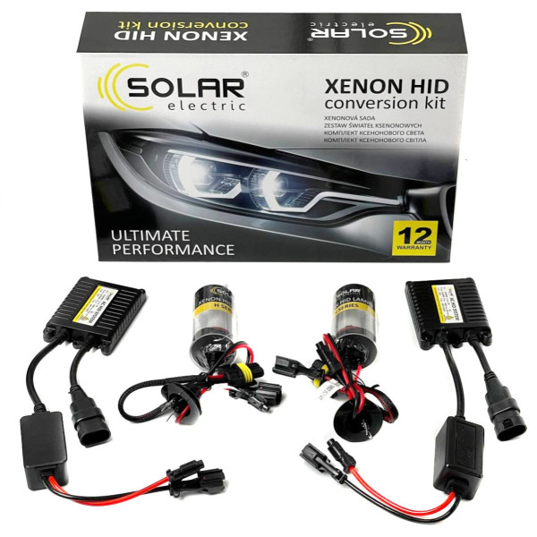 Комплект ксенону Solar H1 6000K 85V 35W P14.5s KET+Ballast 2 шт (4160)