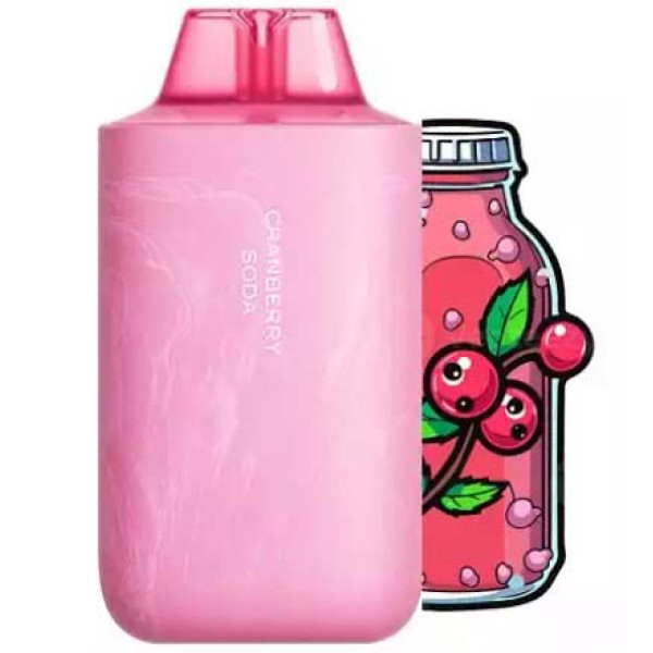 Vozol Star 7000 Cranberry Soda (Журавлинне газоване)