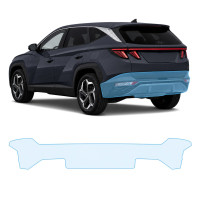 Антигравійна захисна бронеплівка за лекалами для Hyundai Tucson NX4 2020-2023 - задній бампер