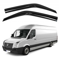 Дефлекторы окон ветровики Volkswagen Crafter 2006-2020 перед скотч SunPlex (SP-S-42)
