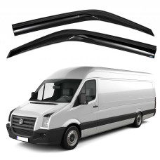 Дефлектори вікон ветровики Volkswagen Crafter 2006-2020 перед скотч SunPlex (SP-S-42)