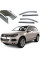 Дефлектори вікон вітровики Benke для Volkswagen Touareg II 2010-2018 Хром Молдинг З Нержавіючої Сталі 3D (BVWTR1123-W/S)