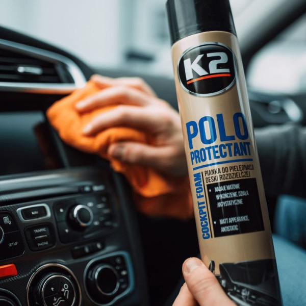 Поліроль торпеди спрей K2 Polo Protectant Матовий 750 мл