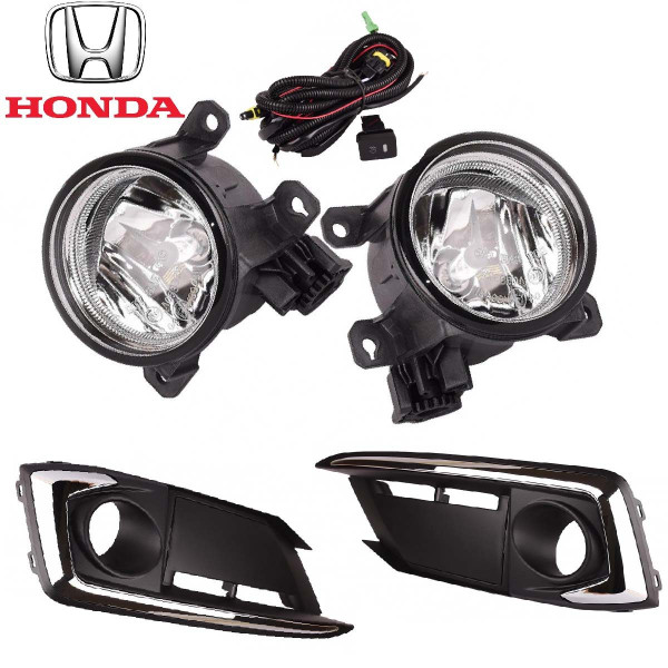 Противотуманные фары для Honda Civic 5D 2019- H8 12V 35W с проводкой Комплект (HD-0962)